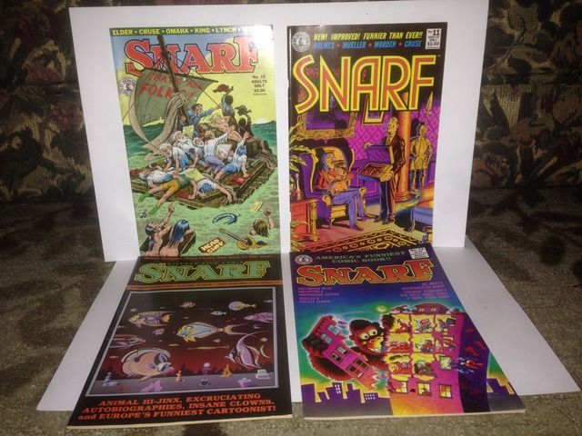 Image for Snarf x 4 Comic Book Lot Kitchen Sink Comix #s 10, 11, 13 & 14