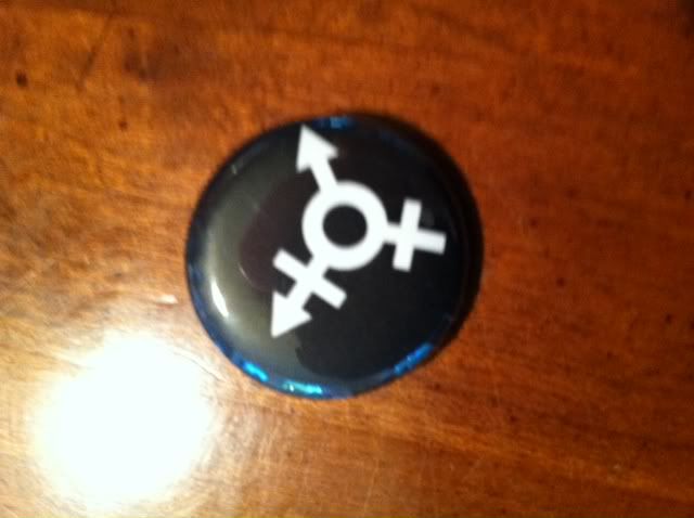 Image for Transgender Sign (White on Black)